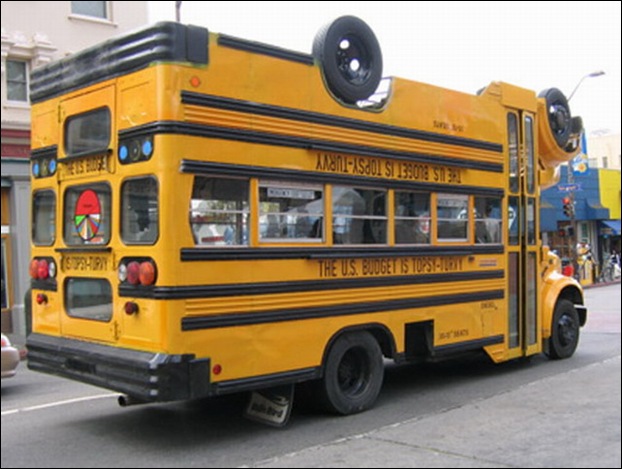 strange yellow school buses strange yellow school buses