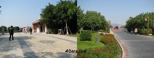 廈門園博苑,剛進入閩台園