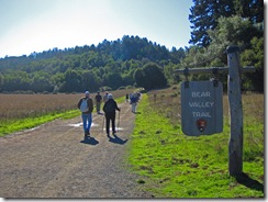 Starting Up the Bear Valley Trail, Point Reyes