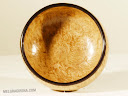 SOLD! - Burl Gurl: Eucalyptus Burl & resin, 9in. diam.