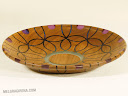 Moonchild: Walnut & resin, 13in. diam.