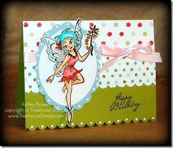 little blue haired fairy