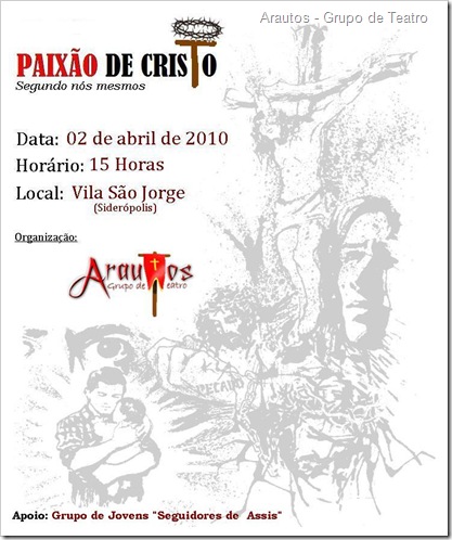 Cartaz - Paixão de Cristo