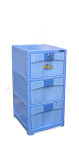 Tủ nhựa có khóa Duy Tân 3 ngăn kéo, rộng 38.5cm