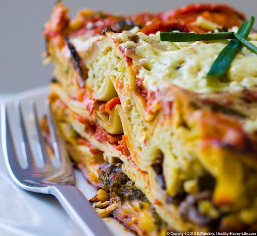 Recipes for vegan lasagna
