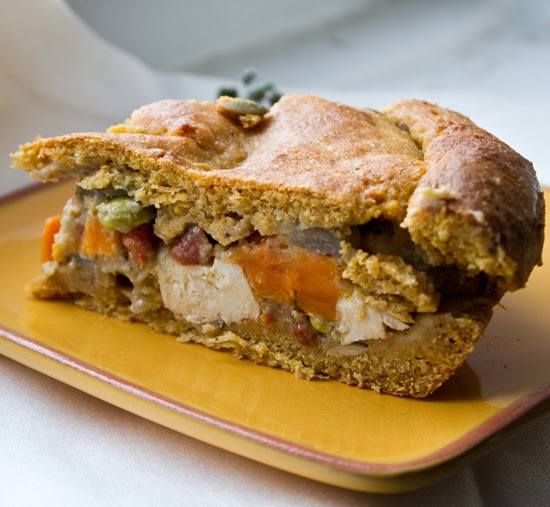 Rustic Greenmarket Veggie Tofu Pot Pie. Vegan. Vegan Recipe