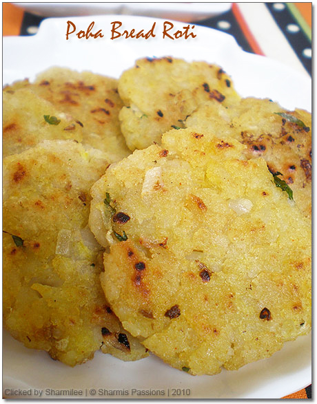 Poha Bread Roti Recipe Poha Bread Roti Recipe