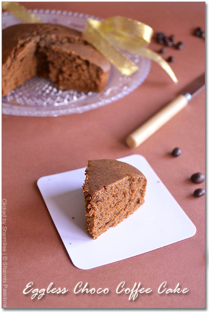 Recipe Eggless Choco Coffee Cake Recipe