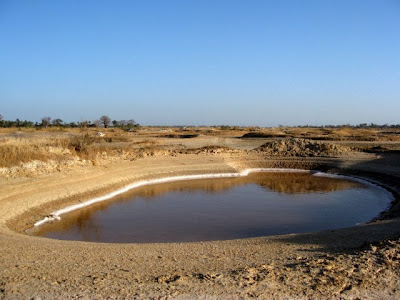 Salt Flats in southern Senegal