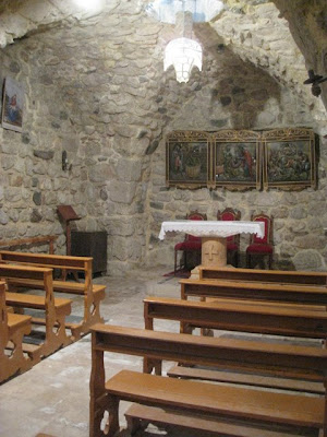 Interior of the church of St. Ananias in Damascus Syria