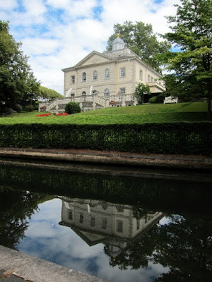 House in Regent's Park above Regent's Canal