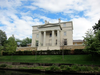 Huge house on Regent's Canal in London