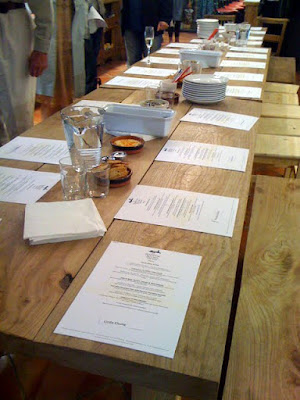 Hampstead Butcher and Providore dinner table