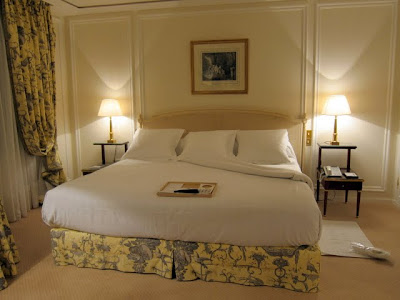 Bedroom at Le Bristol Paris Five Star Hotel