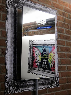 A mirror in one of the new rooms at the Hoxton Hotel in London