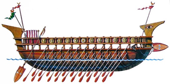 Ассиро-финикийский боевой корабль