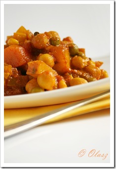 curry z ciecierzycą/ chickpea curry