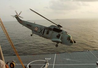 Indian Navy Air wing wallpaper [Sikorsky Sea King Helicopter]