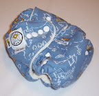 One Size Cloth Diaper - Bamboo Fitted - Moose With Shoes