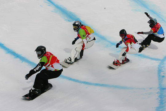 debora antonioz médaille argent snow board