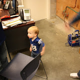 In T009 before we headed out to the field.
