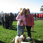 Norwalk Radiology's Kym Kittridge and our dogs, Sherwood Island Park Walk for Breast Cancer 2009