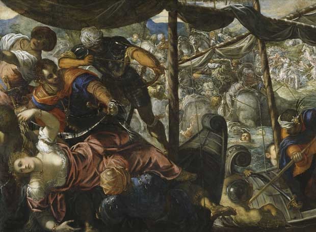 [batalla entre turcos y crsitaianos de Tintoreto[4].jpg]