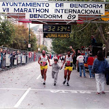 VI Maratón Internacional de Benidorm (26-Noviembre-1989)
