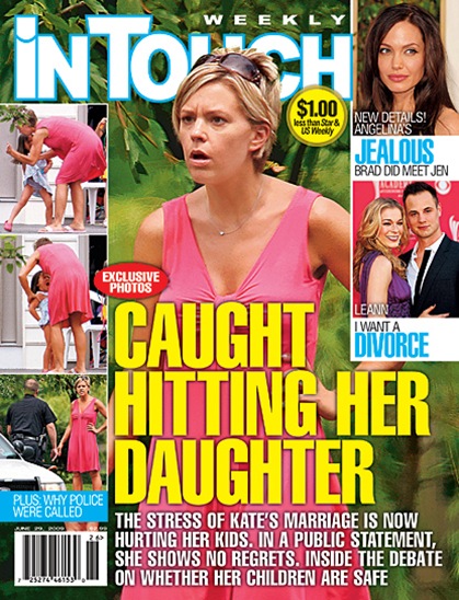 Kate Gosselin Spanking Daughter Leah picture