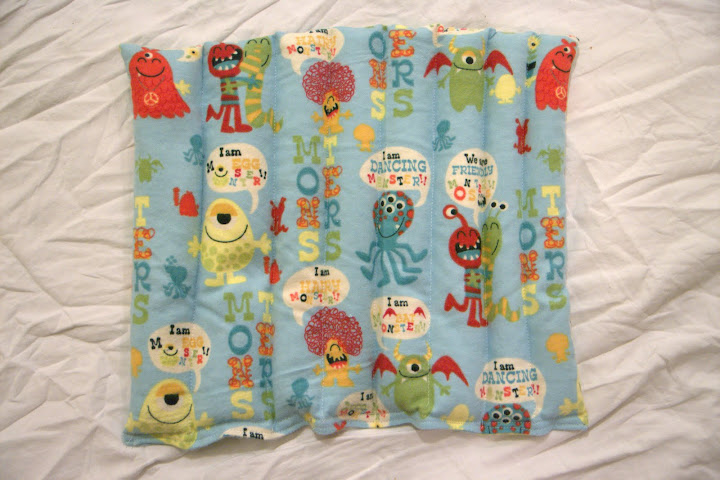 finished heating pad!