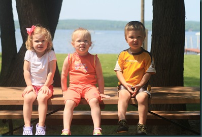 Hubbard Lake '10 3 kids