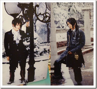 Blog YUME:Dandys na neve Dois rapazes dandys na neve mostrando seus modelitos tipicos do visual