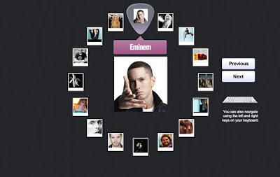 jQuery circular image gallery