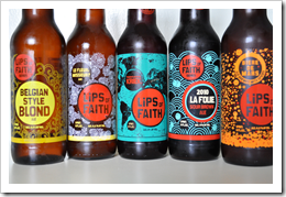 image of Lips of Faith series beer side-by-side courtesy of our Flickr page