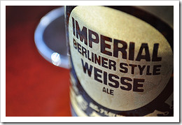 image of New Belgium's Imperial Berliner Style Weisse Ale courtesy of our Flickr page