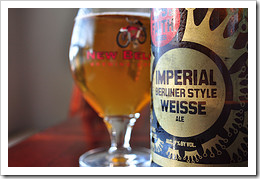 image of New Belgium's Imperial Berliner Style Weisse Ale courtesy of our Flickr page
