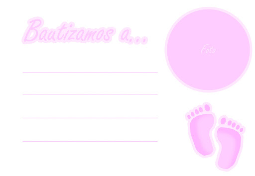 Invitaciones Bautizo Para Imprimir Gratis