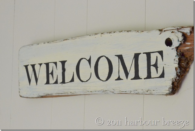 welcome sign