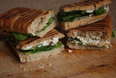 Goat’s Cheese, Sundried Tomato & Walnut Panino