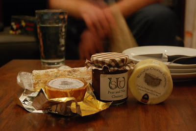 Selection of Cheeses and Chutney from Pennard Farmers Market