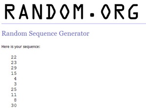 Random.org Random.org