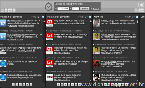 Agendar Tweets Agendar Tweets