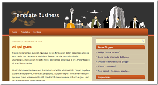 Template Business