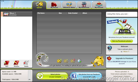 Painel kizoa-slideshow-maker