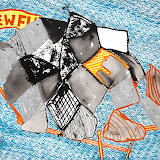 New Futures by Colin Matthes, ink and paint on paper mounted to panel, 10x14x1.5, Colin Matthes