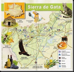 Sierra de gata Mapa Sierra de gata Mapa