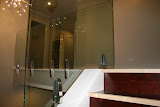 Glass Railing towards the stairs