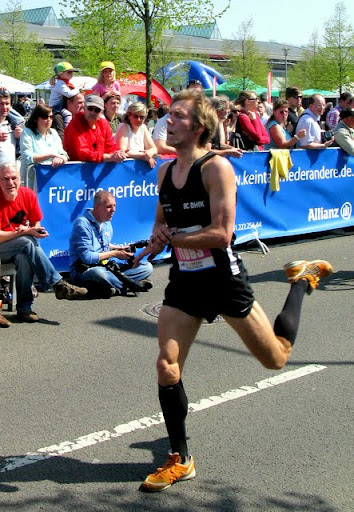 Zieleinlauf Leipzig Marathon: Foto Kirsten Meyer