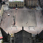 La plaza de Bolivar desde el Corredor