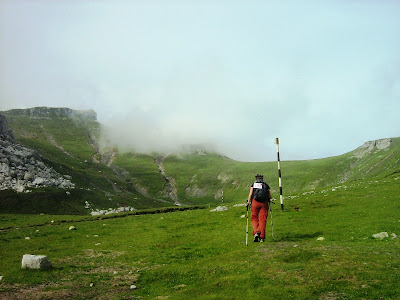 Marathon 7500 Bucegi.  Spre Omu